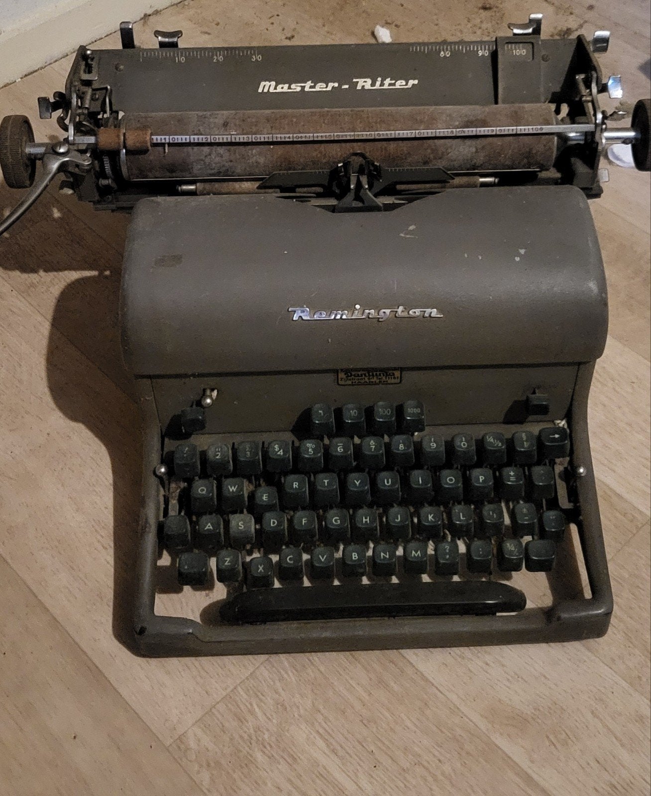 Remington Master-Ritted Typemachine jaren 50, Diversen, Typemachines, Ophalen