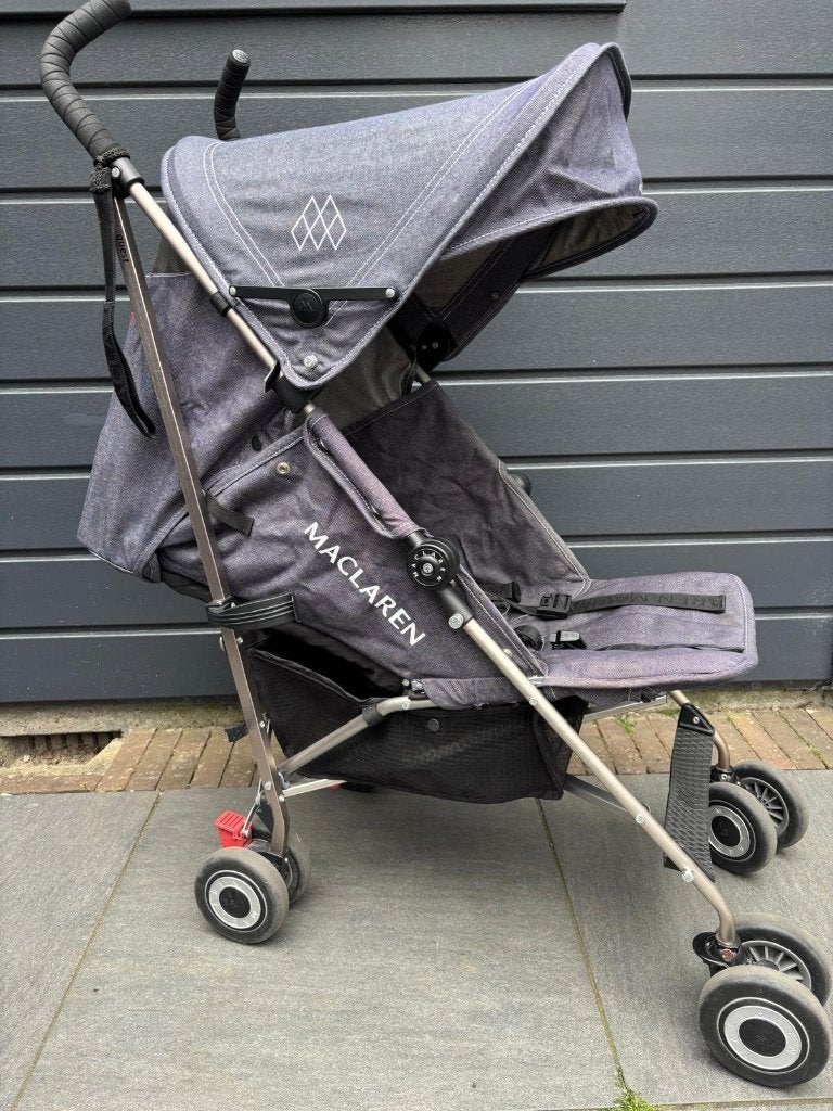 Maclaren Quest buggy - demin blauw, Ophalen, Gebruikt, Maclaren, Verstelbare rugleuning