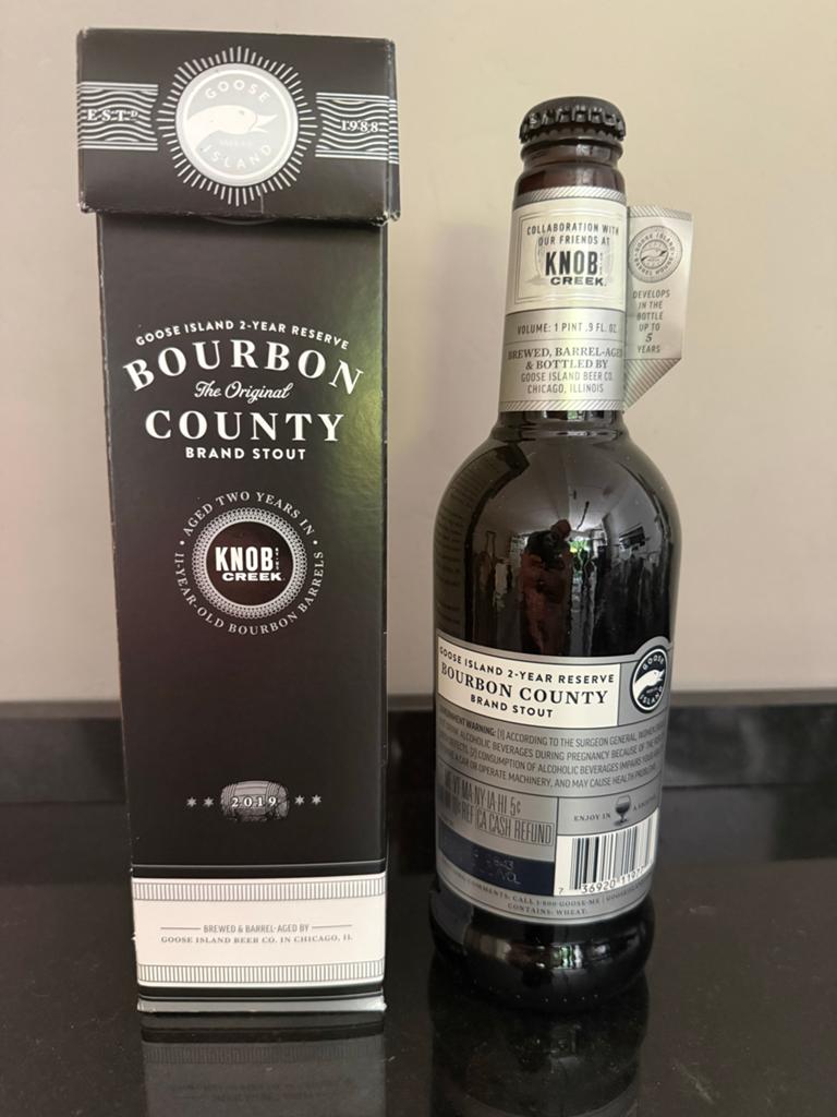 Goose Island Bourbon County Reserve Knob Kreek 2019 Stout, Ophalen of Verzenden, Nieuw, Flesje(s), Overige merken