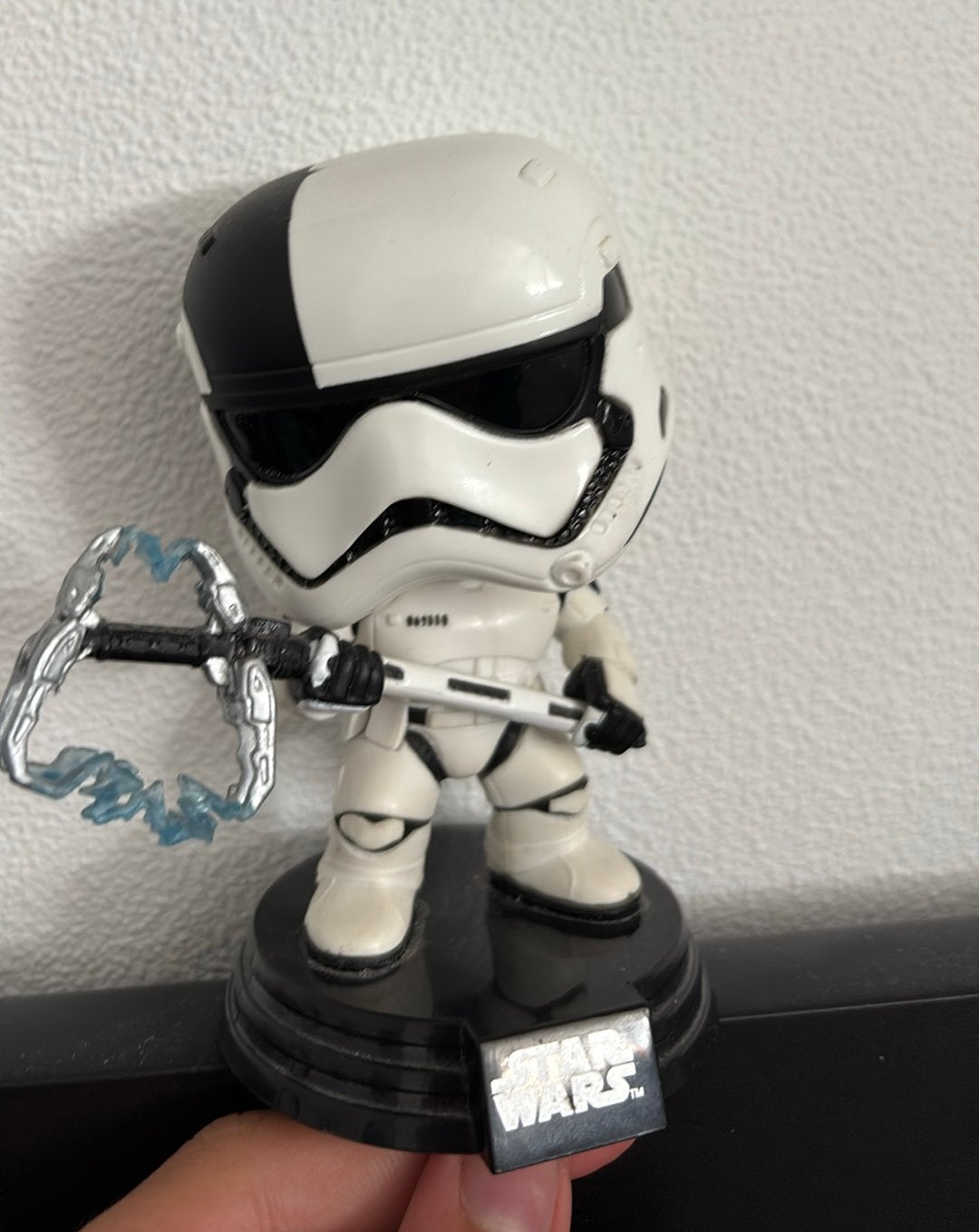 Funko Pop Star Wars First Order Stormtrooper, Ophalen, Zo goed als nieuw, Actiefiguurtje