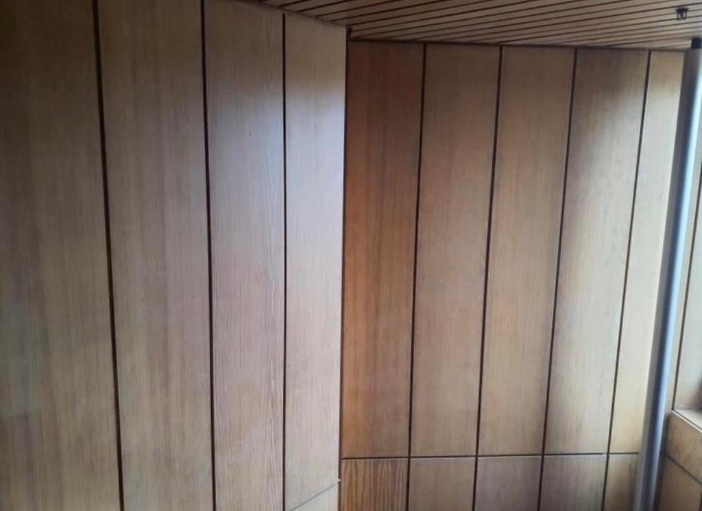 Amerikaans grenen multiplex wandpanelen, Doe-het-zelf en Verbouw, Hout en Planken, Zo goed als nieuw, Plank, Grenen, Minder dan 200 cm