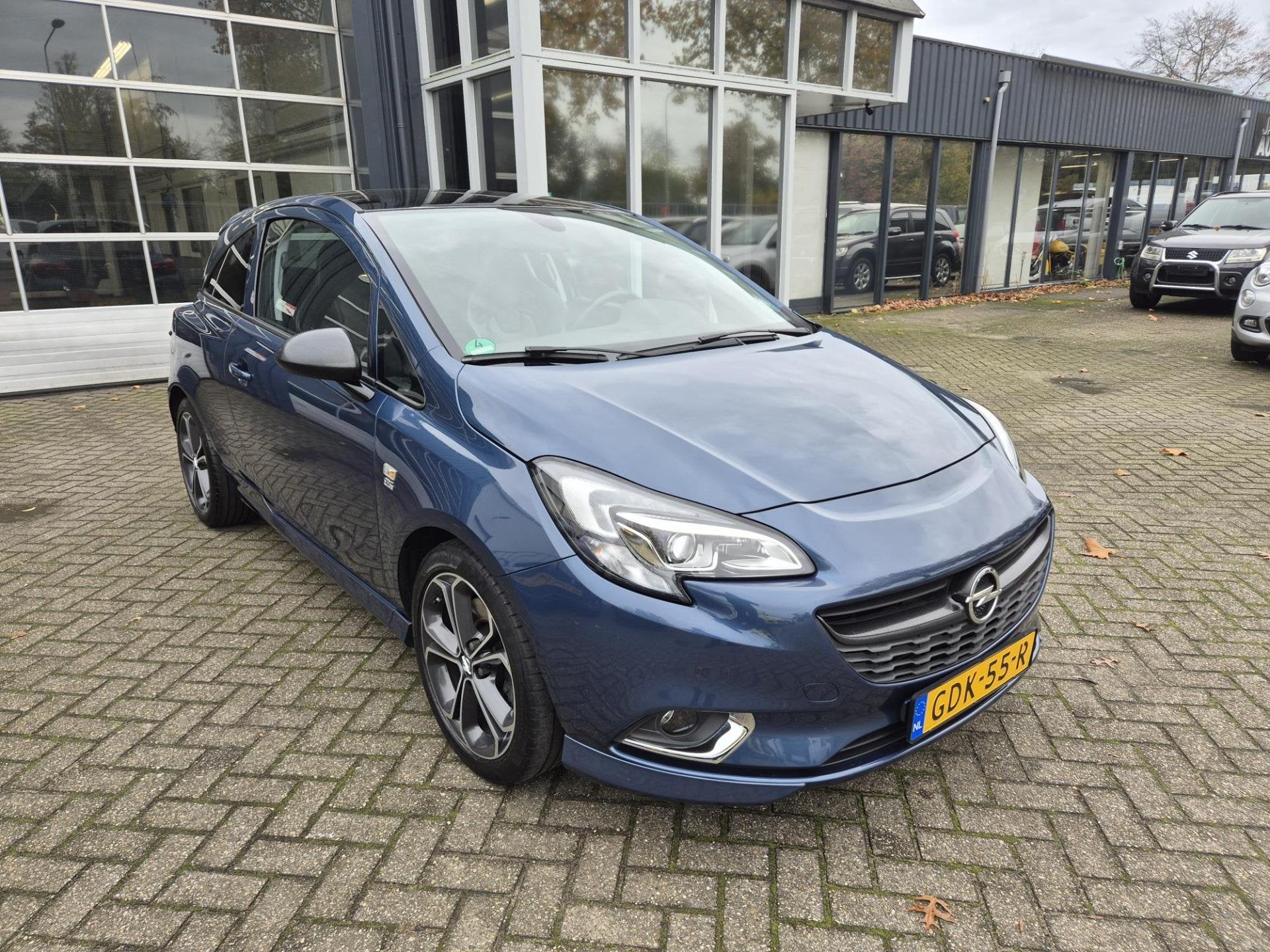 Opel Corsa 1.4 Turbo OPC line 150pk Recaro leder, Auto's, Voorwielaandrijving, Gebruikt, 150 pk, Blauw