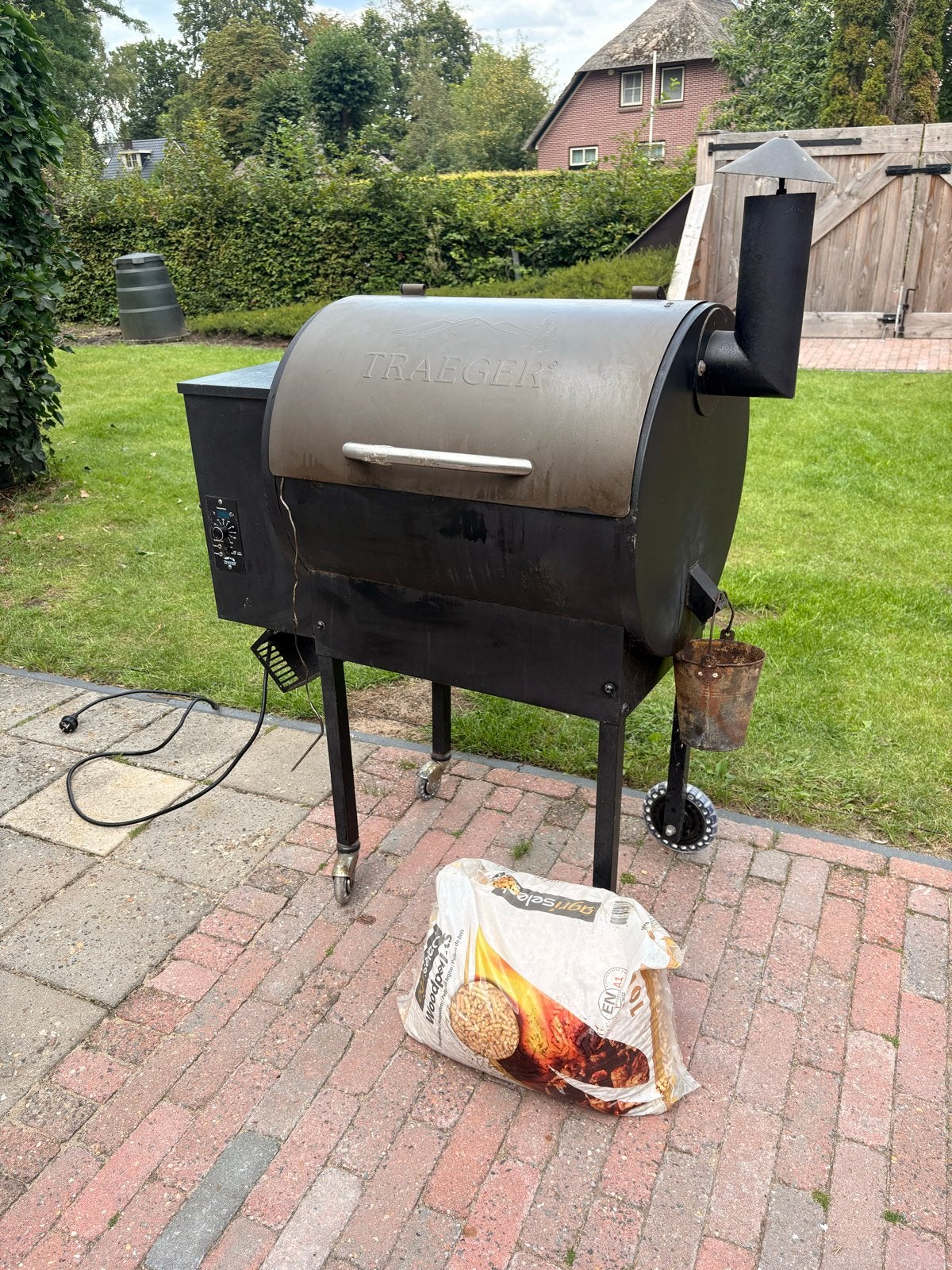 Traeger Pellet Grill, Ophalen, Gebruikt