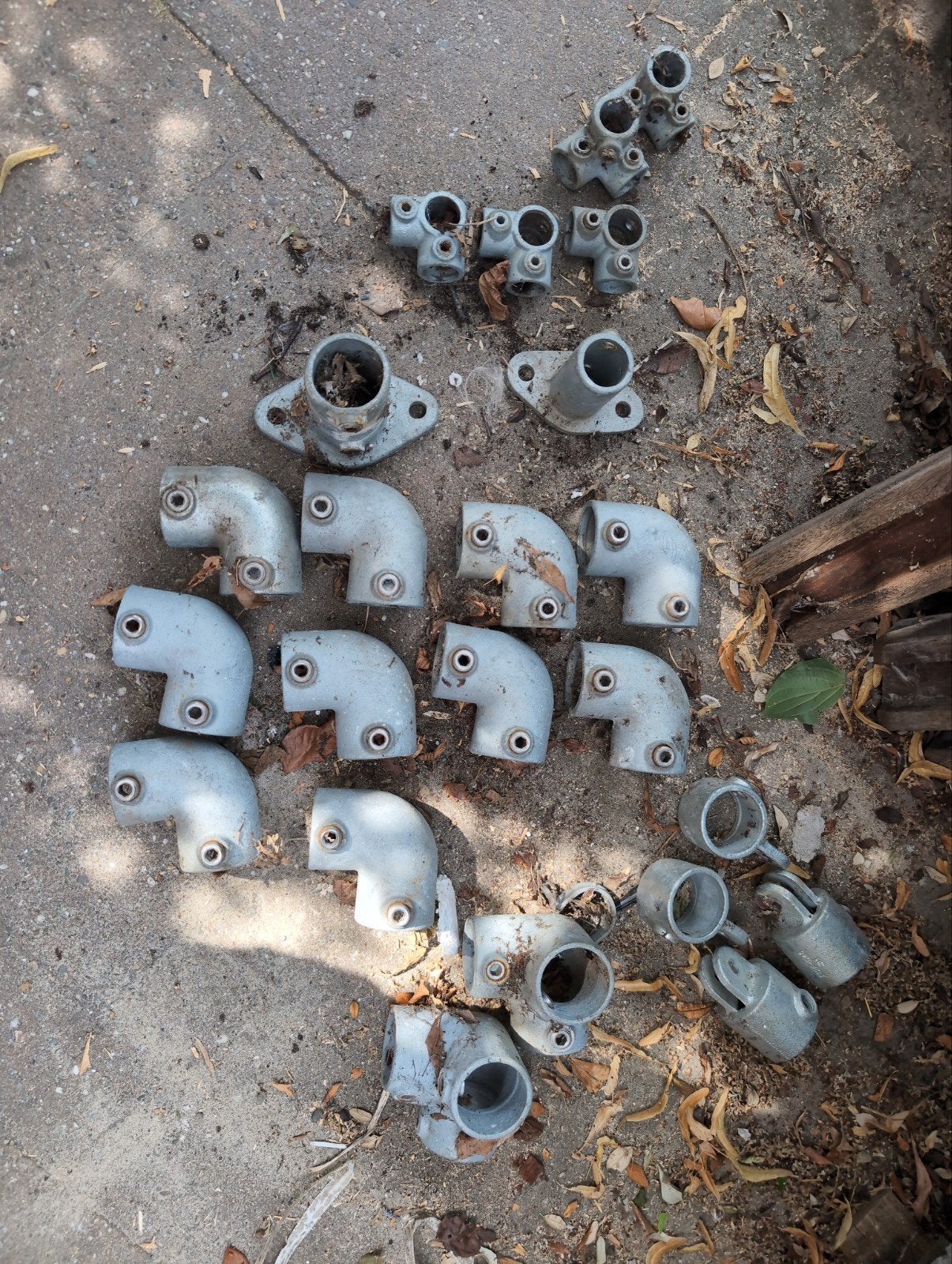 Steigerbuis koppelingen 48mm, 26mm en staander 34mm, Ophalen of Verzenden, Gebruikt