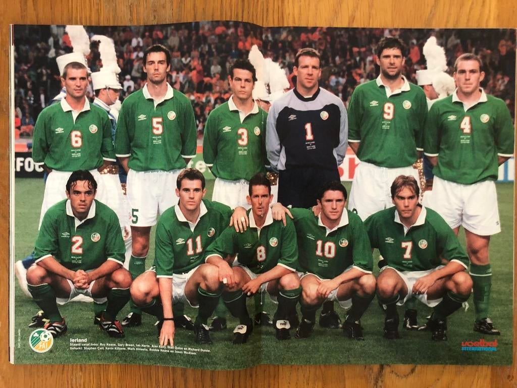 Mooie poster Ierland/FAI/The Boys in Green 2001 - VI, Verzamelen, Ophalen of Verzenden, Zo goed als nieuw, Buitenlandse clubs