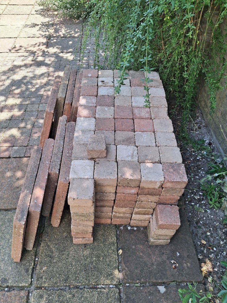 Tuinbestrating, Ophalen, Gebruikt, Overige typen, Minder dan 5 m²