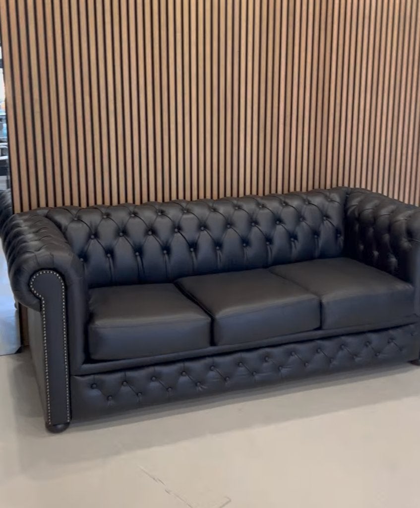 prachtige originele chesterfield slaapbank - zgan!, Ophalen, 125 cm of meer, Zo goed als nieuw, Rechthoekig