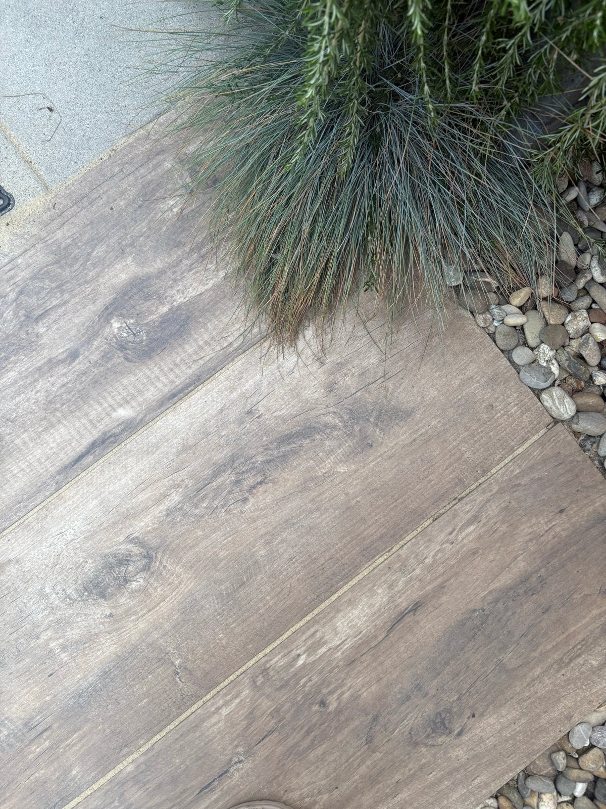 Nieuwe Keramische terrastegels met houtlook, Ophalen, Keramiek, Zo goed als nieuw, Minder dan 5 m²