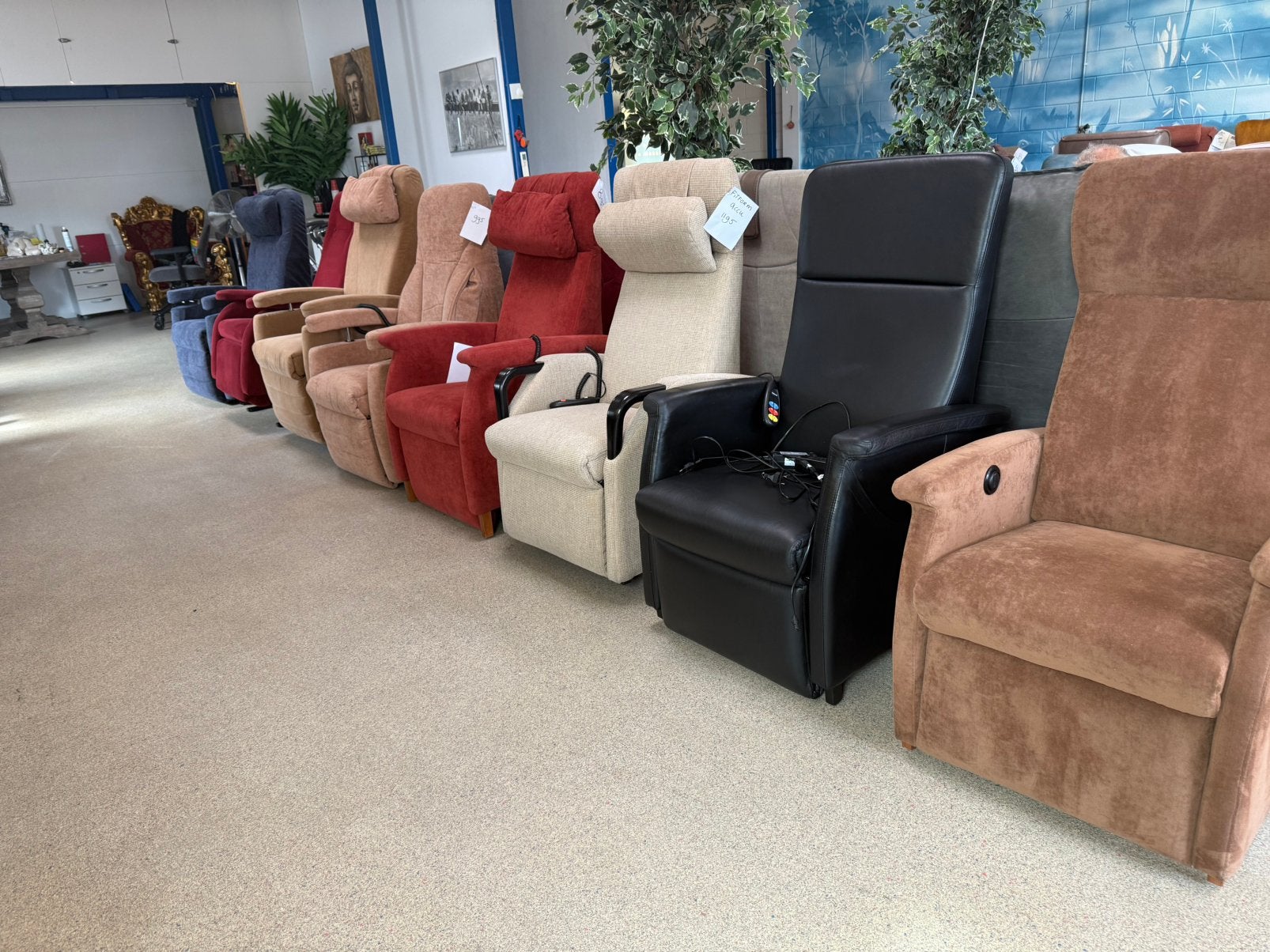 Tweedehands outlet Fitform fauteuil relax sta op stoel, Ruim 100 A merken in alle kleuren en maten, Minder dan 75 cm, Ophalen of Verzenden