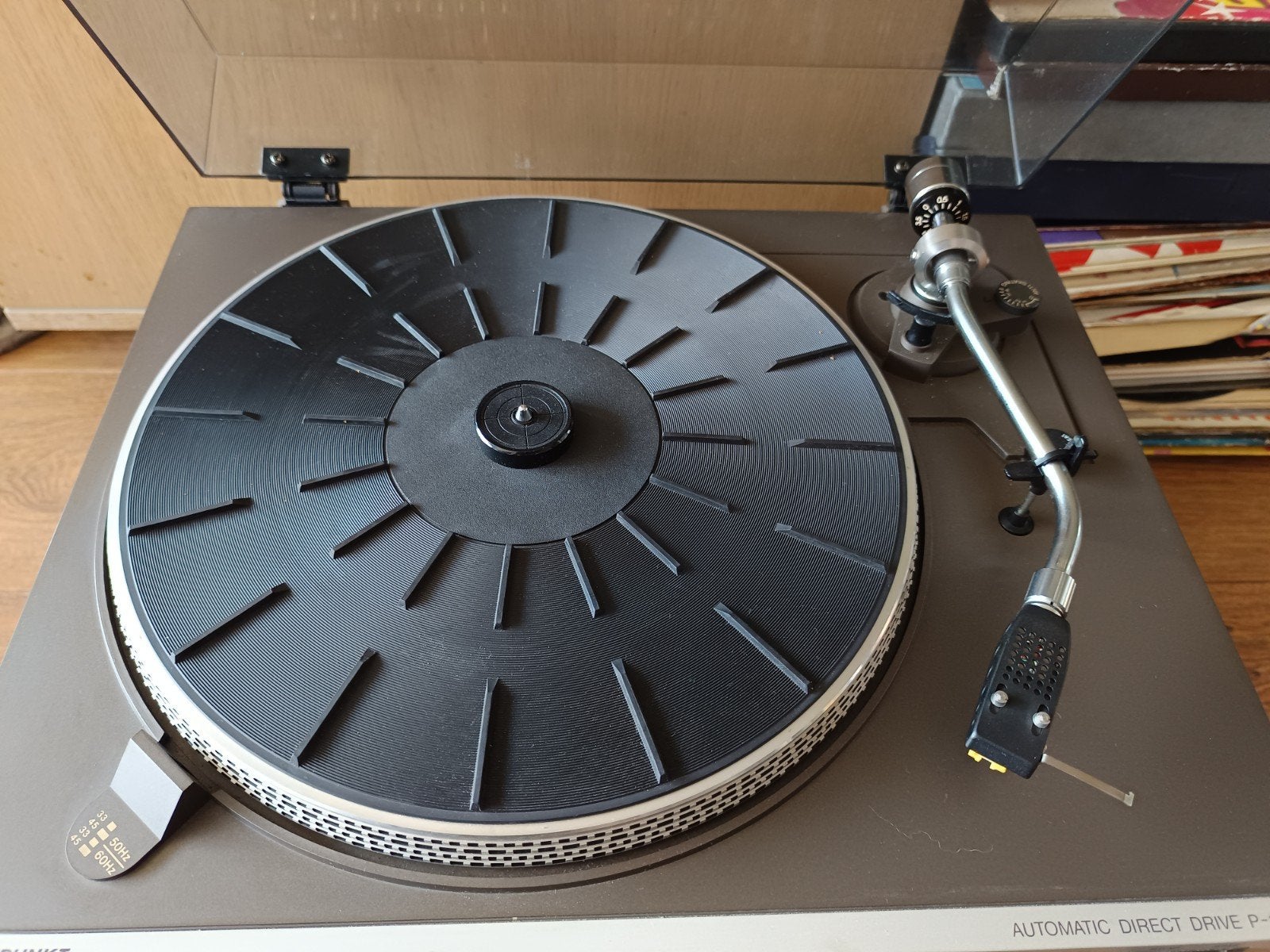 Blaupunkt P-750 Direct Drive Platenspeler, Ophalen, Pitch-regelaar