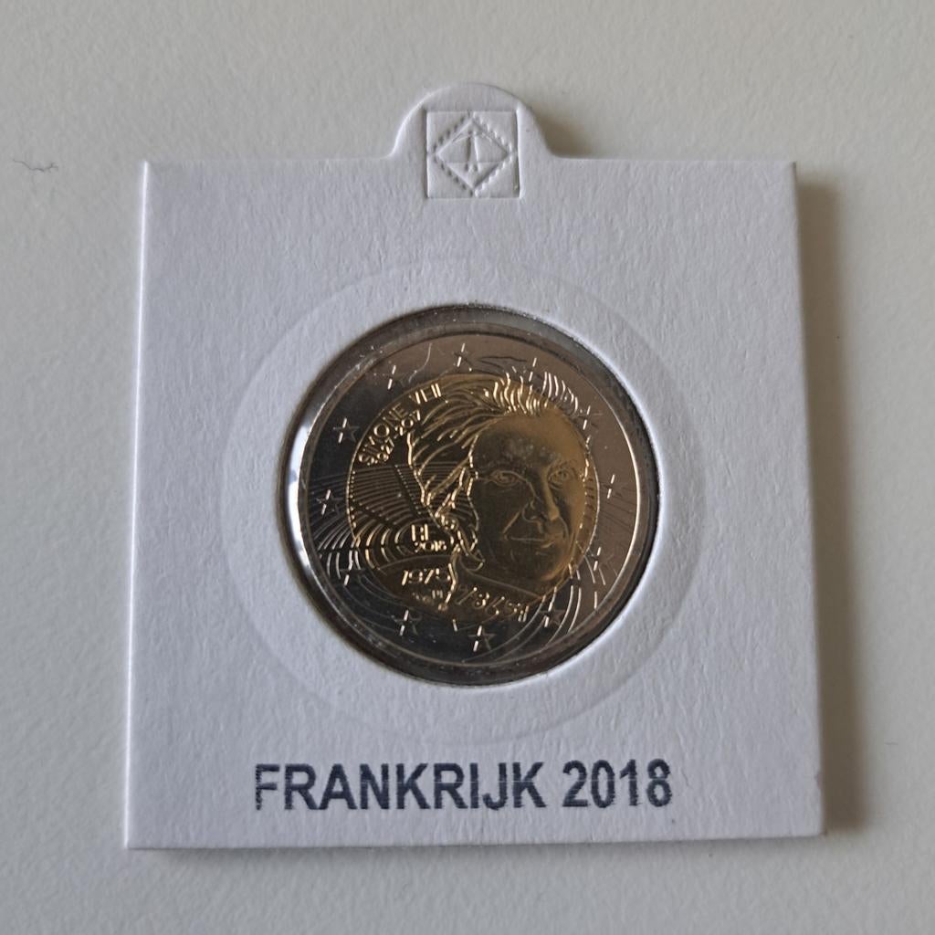 Frankrijk 2 euro 2018 Simone Veil herdenkingsmunt unc, Postzegels en Munten, Munten | Europa | Euromunten, Ophalen of Verzenden