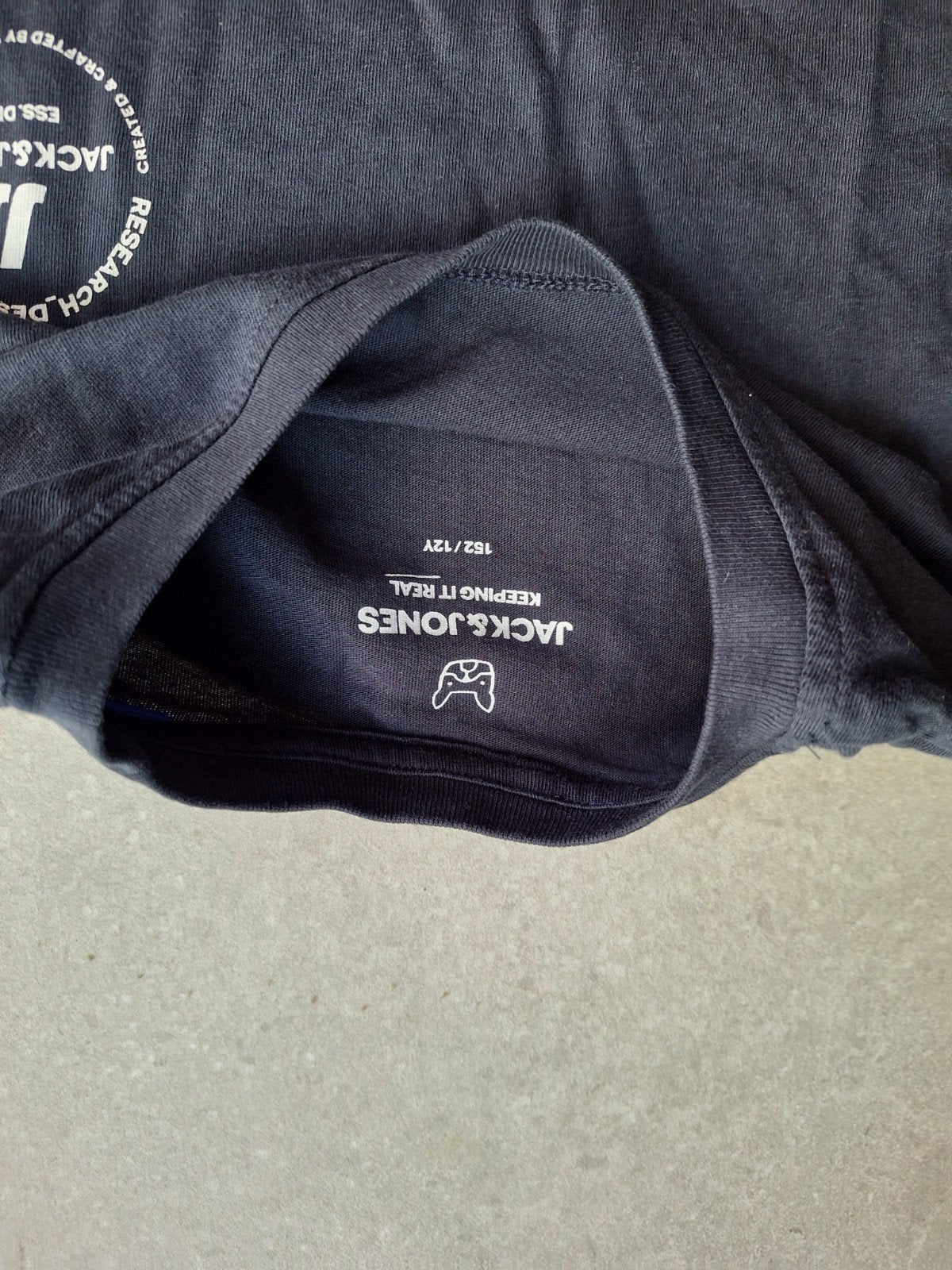 Jack & Jones zwart T shirt Maat 152 12Y, Ophalen of Verzenden, Zo goed als nieuw, Jongen, Shirt of Longsleeve