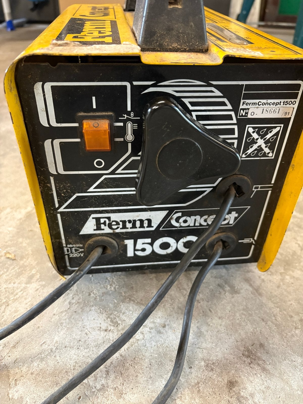 Ferm Concept 1500 Lasapparaat - Gebruikt, maar in goede staa, Ophalen, Gebruikt, 150 tot 250 ampère, Elektroden