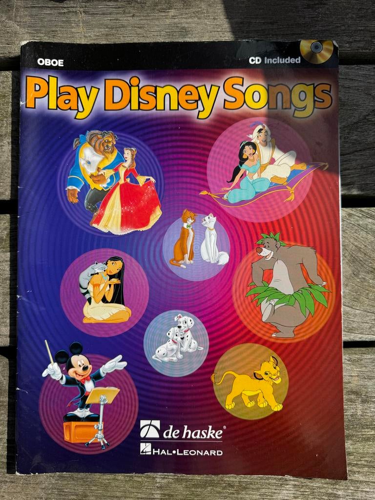 Play Disney Songs - Oboe met CD, Muziek en Instrumenten, Bladmuziek, Gebruikt, Filmmuziek en Soundtracks, Hobo, Ophalen of Verzenden