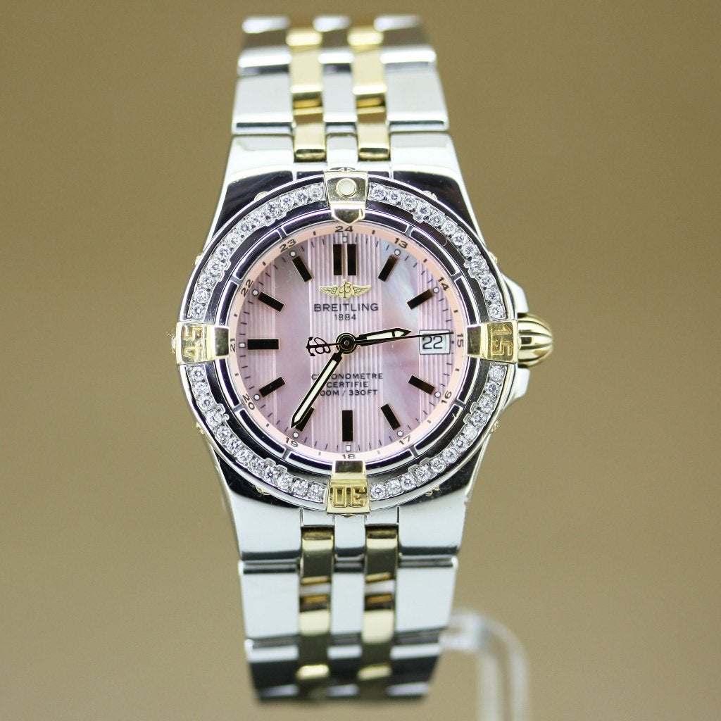 Breitling Starliner B71340 Roze Parelmoer Diamant
