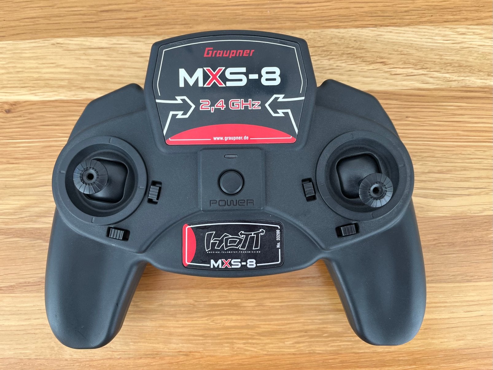 Te koop RC zender MXS 8 Hott 33200 2.4 Ghz, Ophalen of Verzenden, Zo goed als nieuw