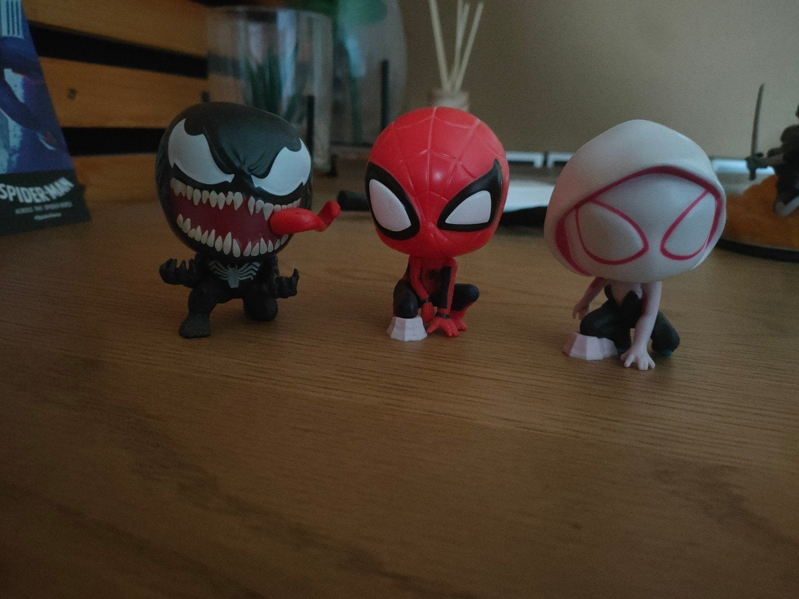 Spider-Man, Spider-Gwen en Venom figuren set, Verzamelen, Poppetjes en Figuurtjes, Ophalen of Verzenden
