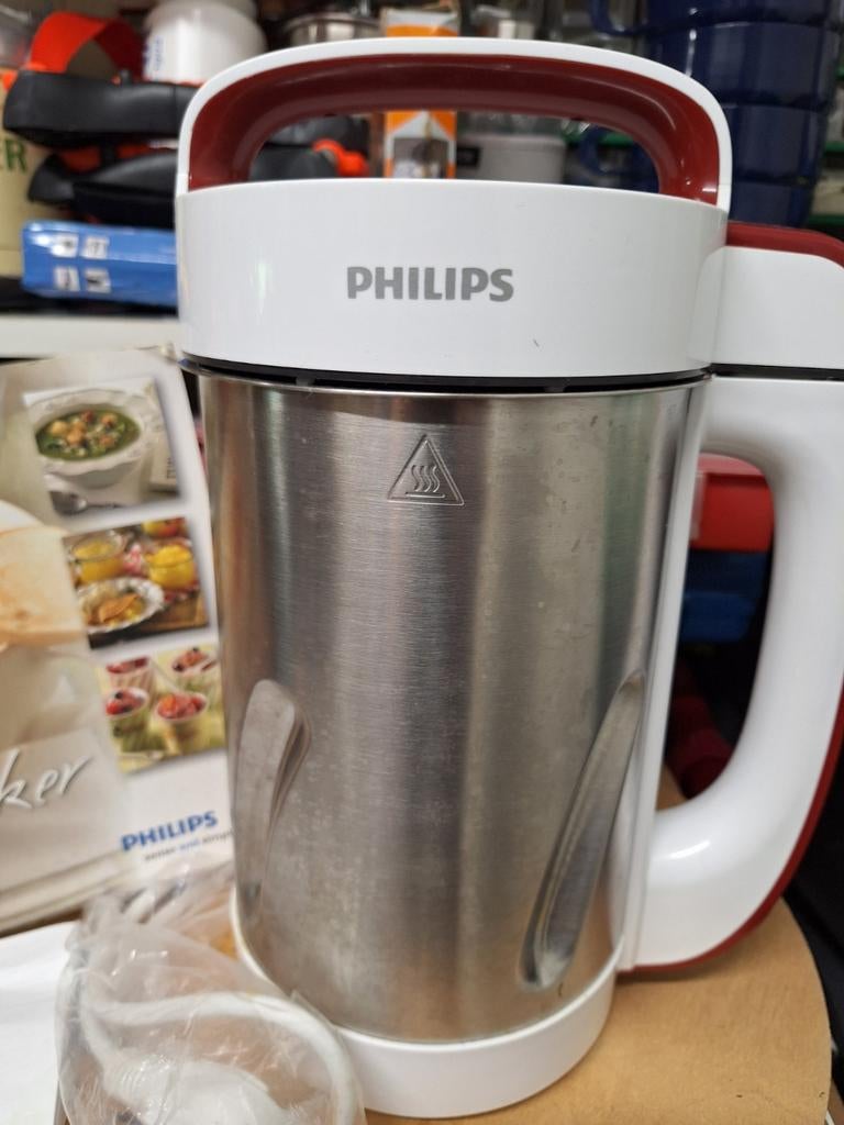 Philps soupmaker. Hr2200  (nooit gebuikt), 4 liter of meer, Ophalen of Verzenden, Nieuw, 3 snelheden of meer