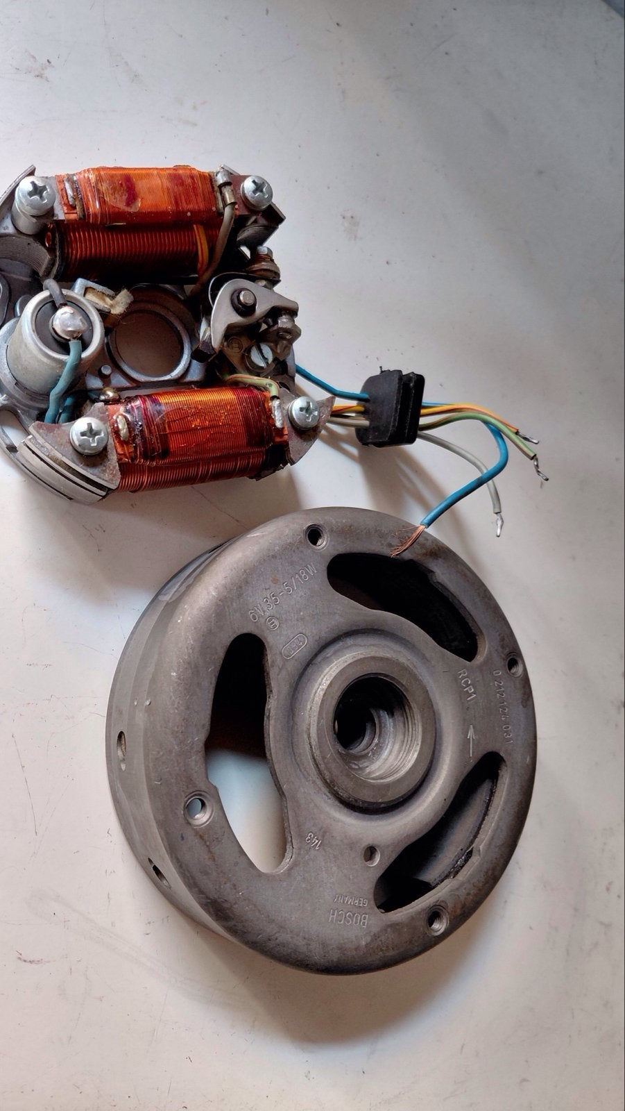 Zeldzame Bosch Ontsteking 6V 35/5/18W Kreidler RS Compleet, Ophalen of Verzenden, Gebruikt, Overige typen