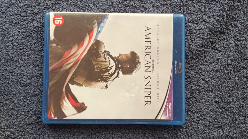 American Sniper "Blu Ray", Ophalen of Verzenden, Zo goed als nieuw