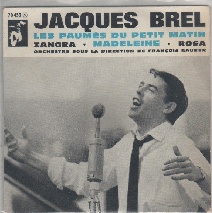 Jacques Brel- Les Paumes du petit Matin EP, Cd's en Dvd's, Fotohoes, Ophalen of Verzenden, 7 inch, EP