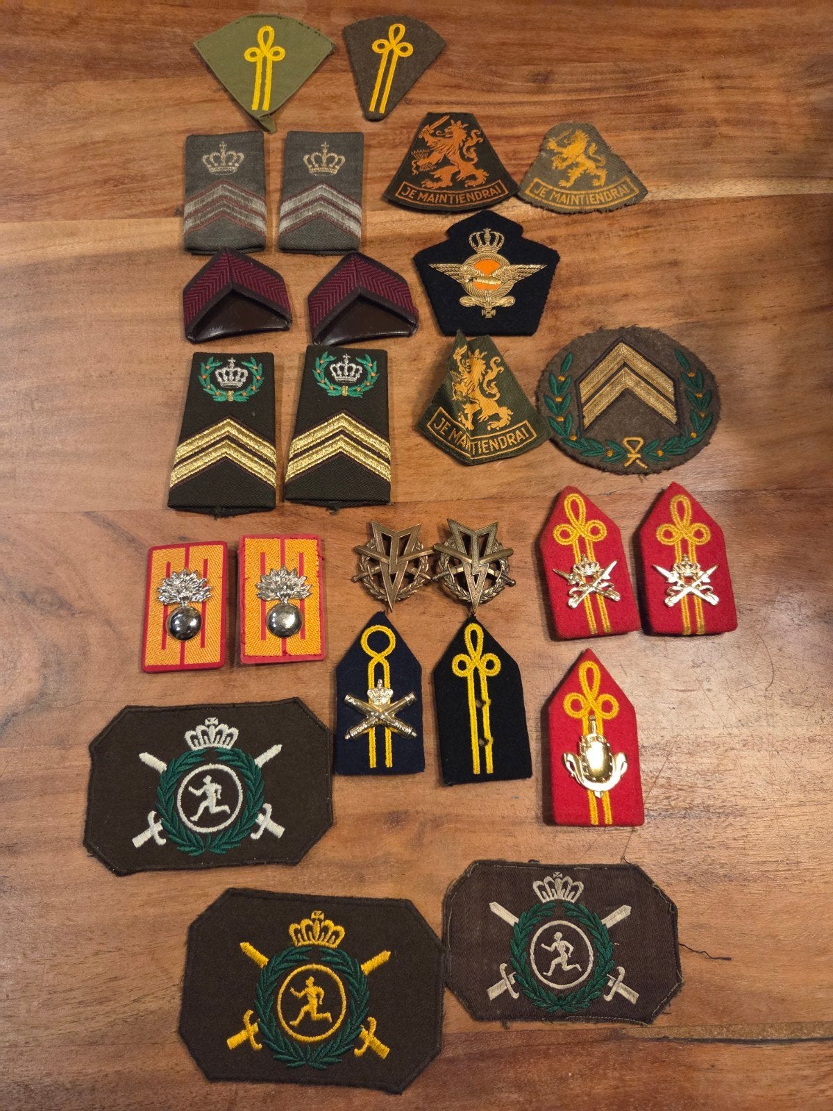 lot nl emblemen, Ophalen of Verzenden, Landmacht, Nederland, Embleem of Badge