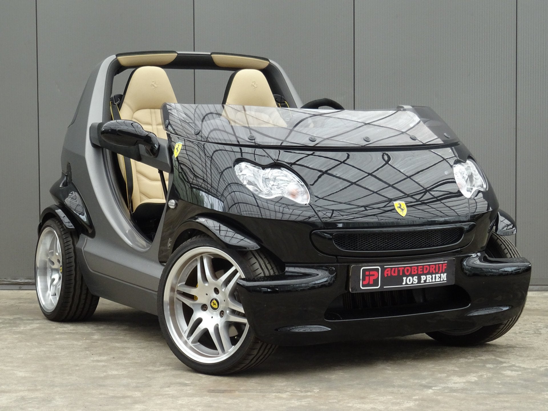 Smart Crossblade smart crossblade * UNIEK DESIGN * BRABUS !, Automaat, Gebruikt, Cabriolet, Zwart