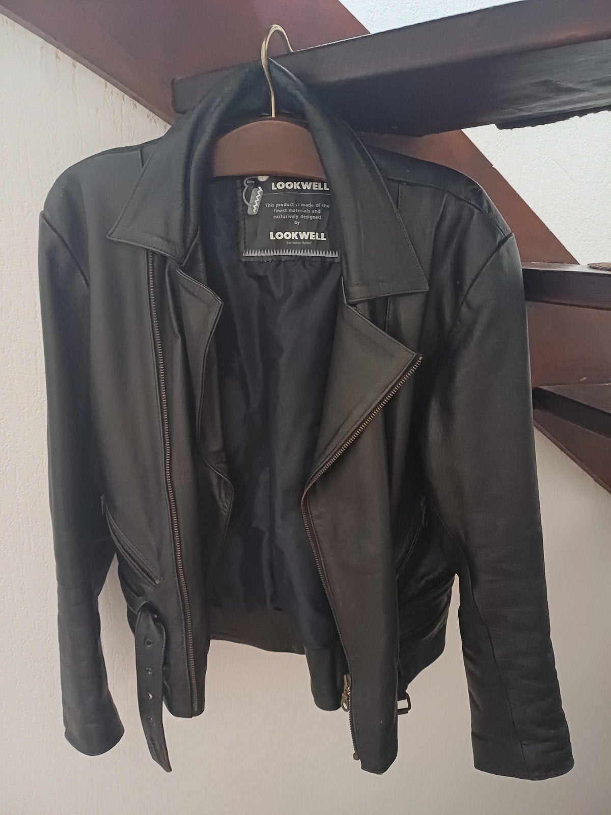 Leren motorjack's Lookwell, maat L en S, Ophalen of Verzenden, Tweedehands, Jas | leer