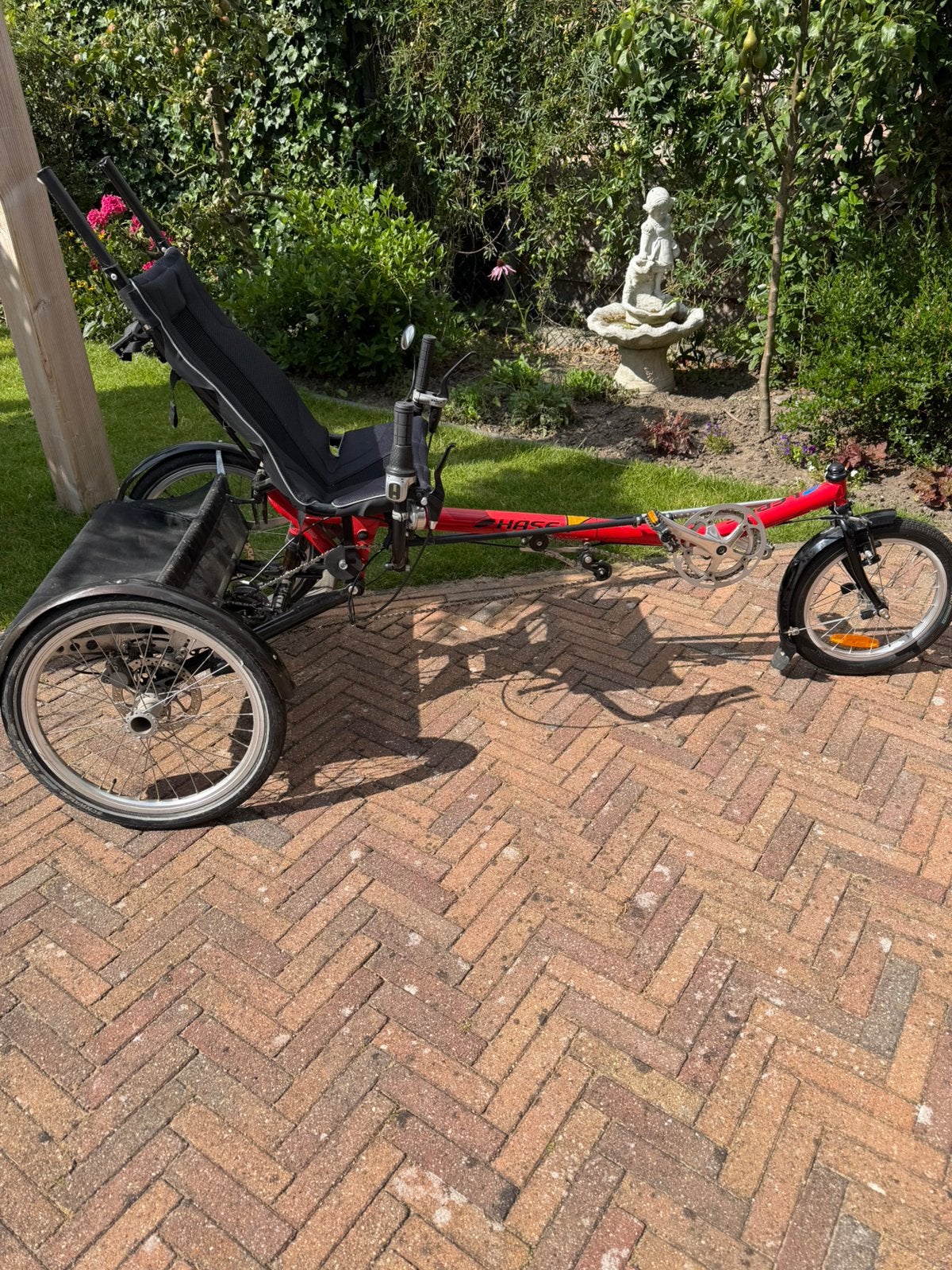Hase lepus ligfiets, Minder dan 47 cm, Ophalen, Gebruikt, Aluminium