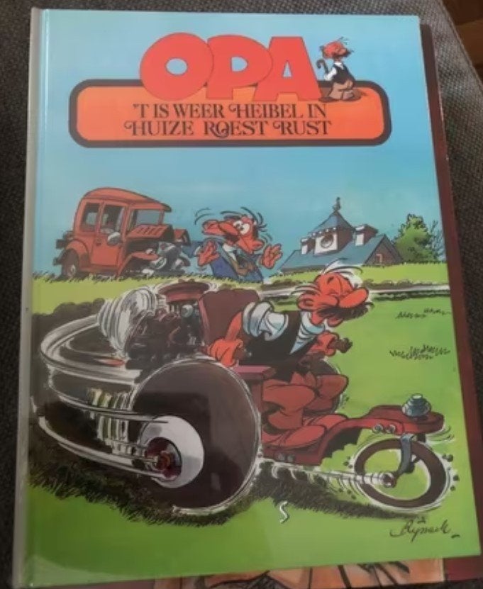 het is weer heibel in huize roest rust opa hardcover g4, Boeken, Stripboeken, Eén stripboek, Ophalen of Verzenden, Zo goed als nieuw