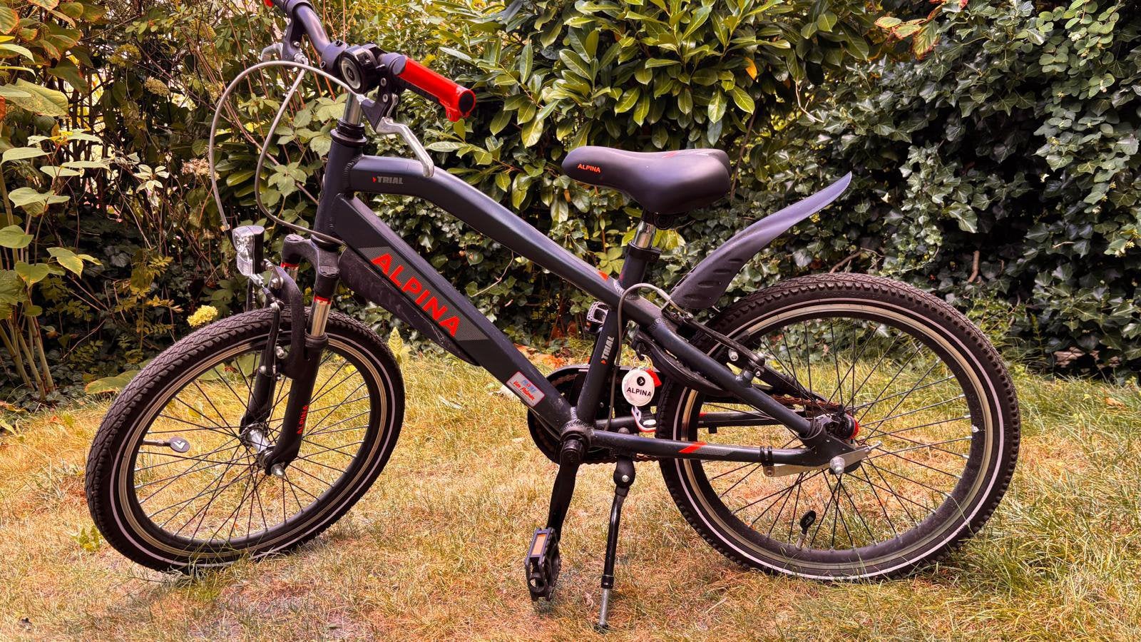 Alpina Trial Kinderfiets - in zeer goede staat-20 inch, Ophalen, Terugtraprem, Gebruikt, Handrem