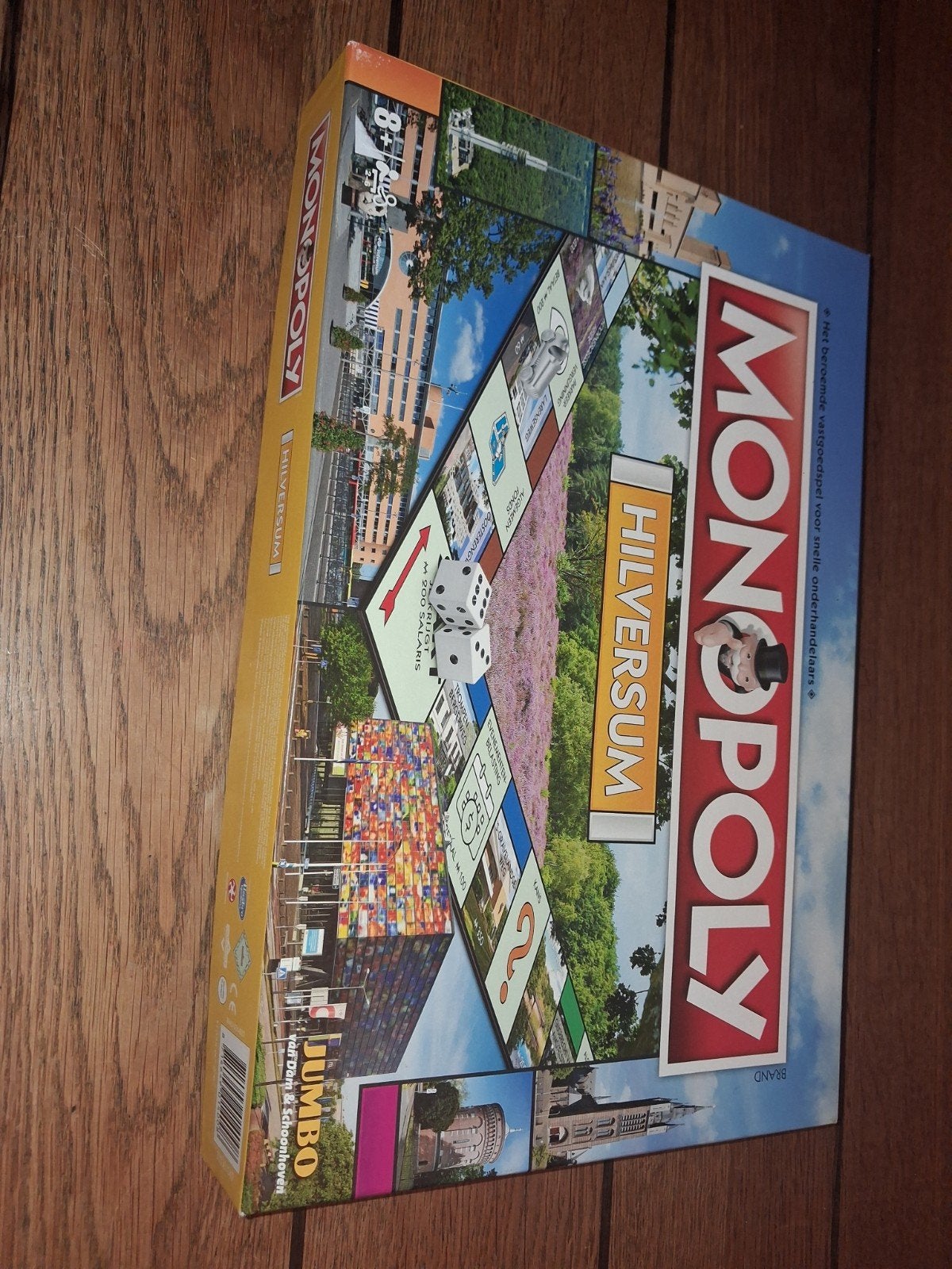 Monopoly Hilversum inhoud als nieuw spel, Een of twee spelers, Ophalen of Verzenden, Zo goed als nieuw, Jumbo