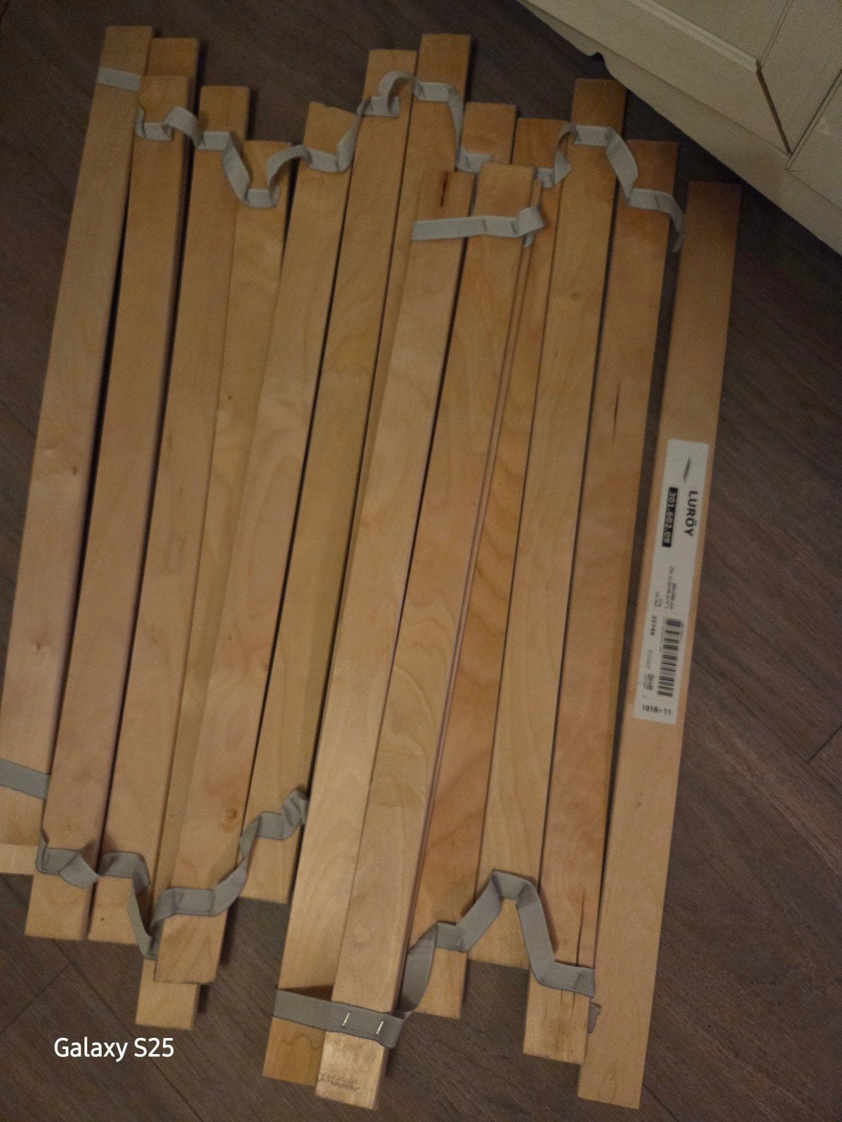 IKEA LURÖY Lattenbodem 80x200 cm, Ophalen, Gebruikt, Eenpersoons, Wit
