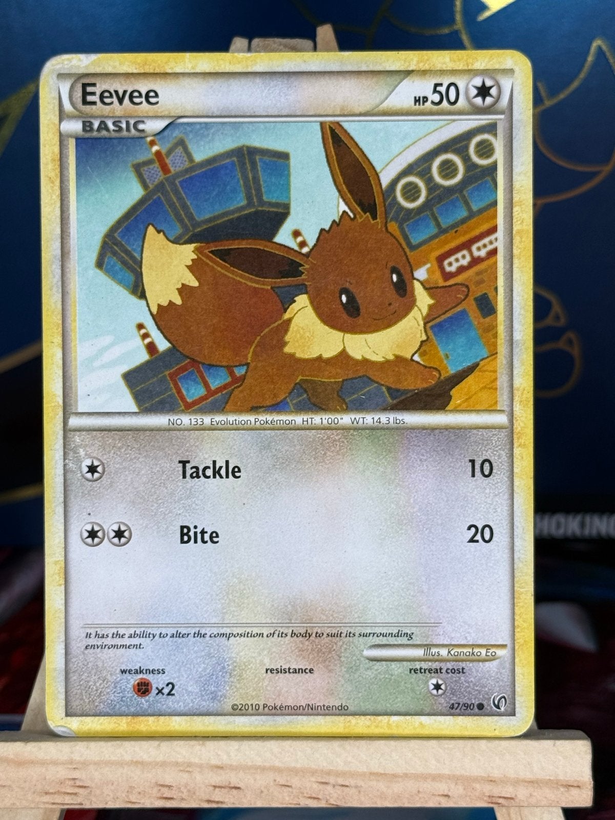Eevee #47 | Pokemon Undaunted, Ophalen of Verzenden, Gebruikt, Losse kaart