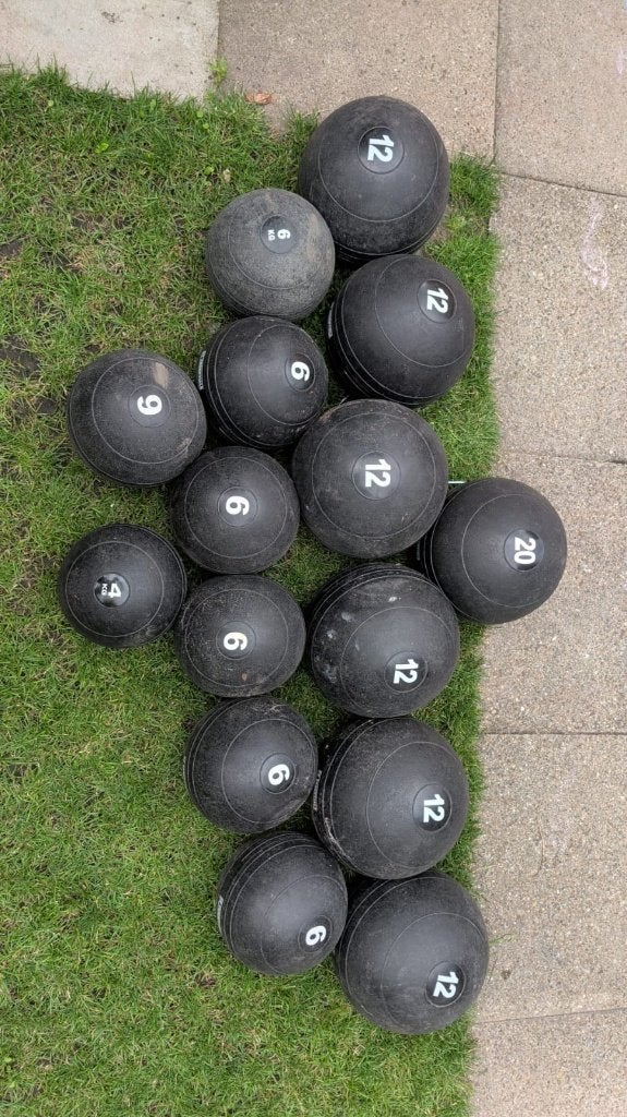 Slamballen Set – 15 stuks – Diverse gewichten (4-20kg), Ophalen, Benen