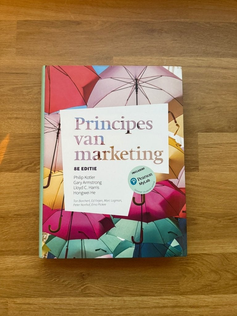 Principes van marketing - Philip Kotler, Boeken, Pearson, Ophalen of Verzenden, Zo goed als nieuw, Economie en Marketing