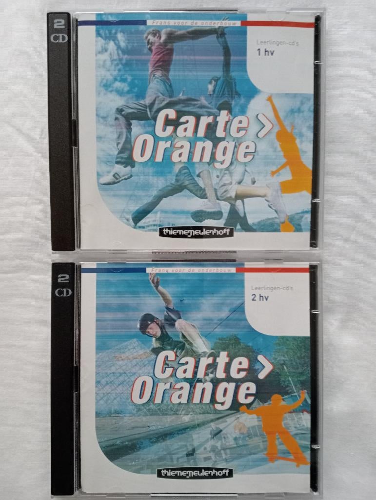 !! 🩵 Carte Orange Leerlingen-cd's Frans 🧡 !!, Boeken, Frans, Ophalen of Verzenden, Zo goed als nieuw, HAVO