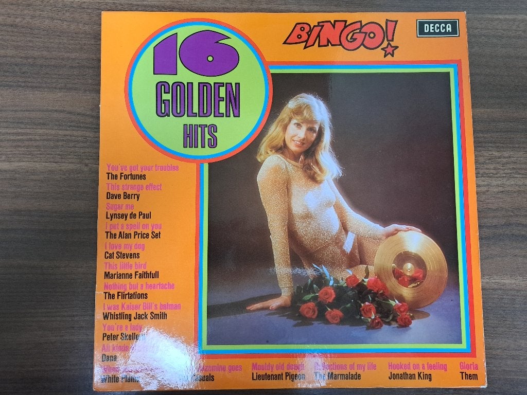 Bingo! 16 Golden Hits, LP, Ophalen of Verzenden, Zo goed als nieuw, Pop