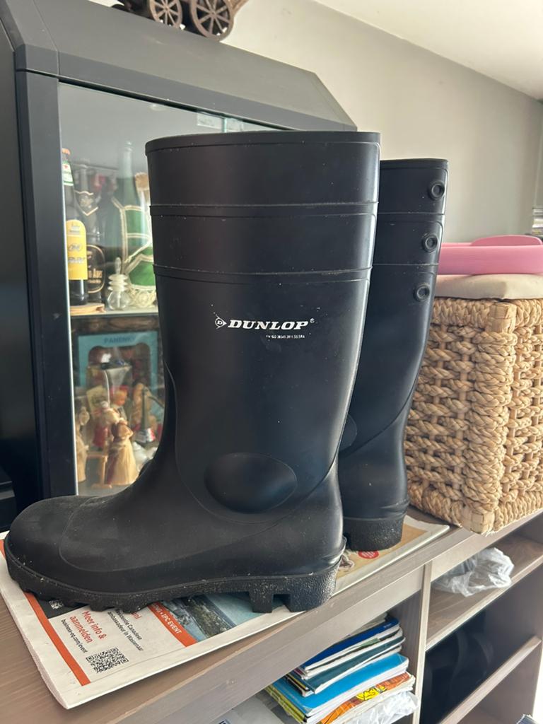 Dunlop Laarzen maat 46, Ophalen of Verzenden, Zwart, Boots
