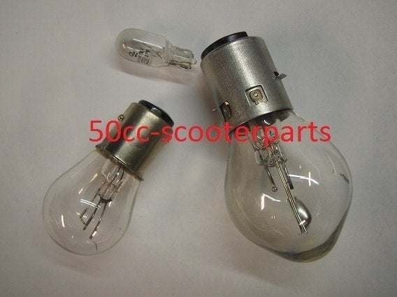 Lampenset Verlichtingset voor retro scooter Set Van 3 1234, Motoren, Ophalen of Verzenden