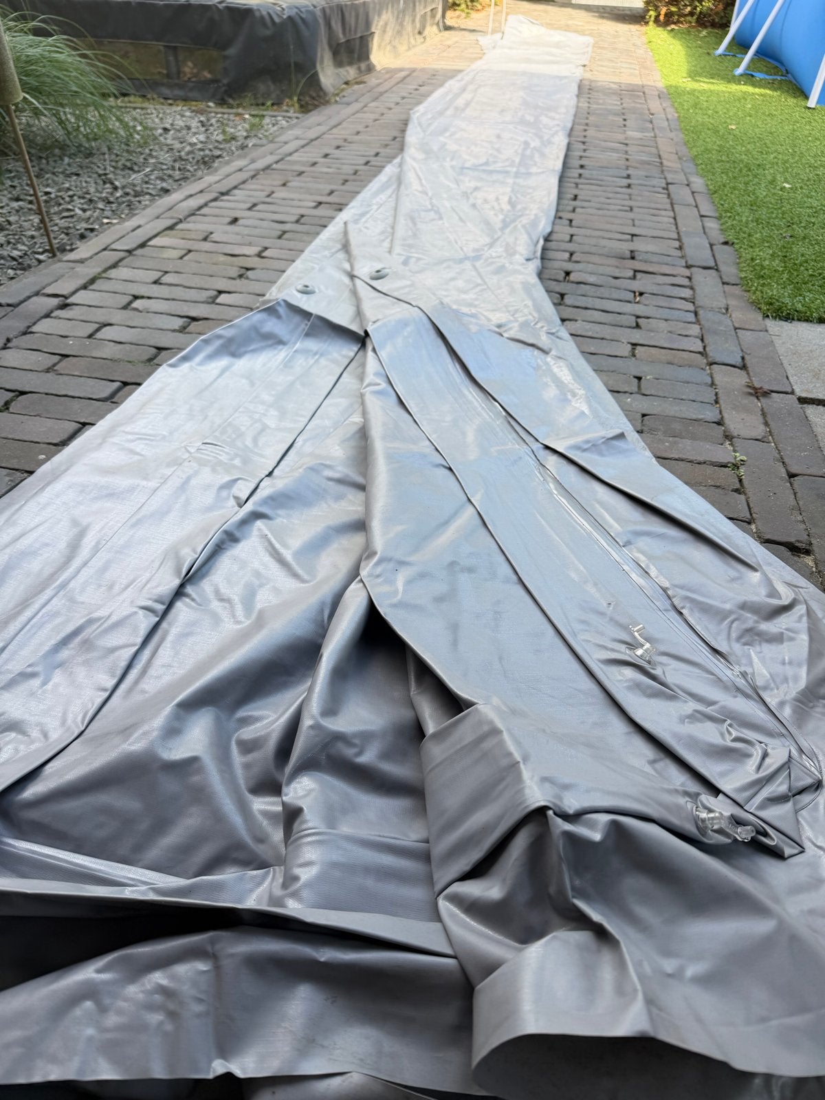 Grondzeil met opblaasrand / Air grondzeil, Caravans en Kamperen, Ophalen of Verzenden, Gebruikt