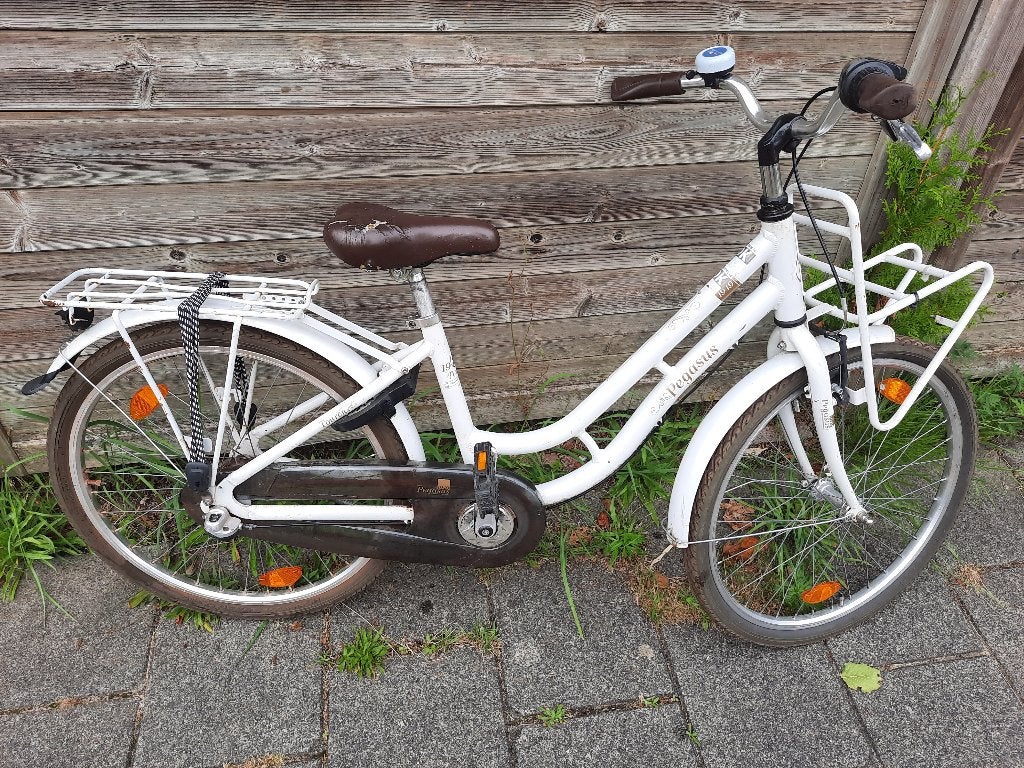 Meisjesfiets 24 inch met mandje, Ophalen of Verzenden, Pegasus, Handrem, Gebruikt