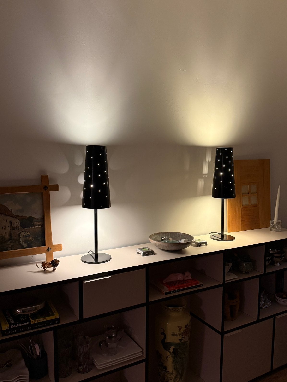 Vintage IKEA Tallvik tafellampen Anne Nilsson – Set van 2, Ophalen of Verzenden, Zo goed als nieuw
