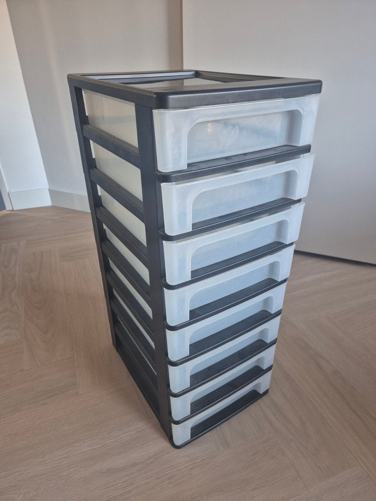 Handig plastic ladenkastje met 8 lades, Huis en Inrichting, Kasten | Ladekasten, Ophalen, Gebruikt, 5 laden of meer, Minder dan 100 cm