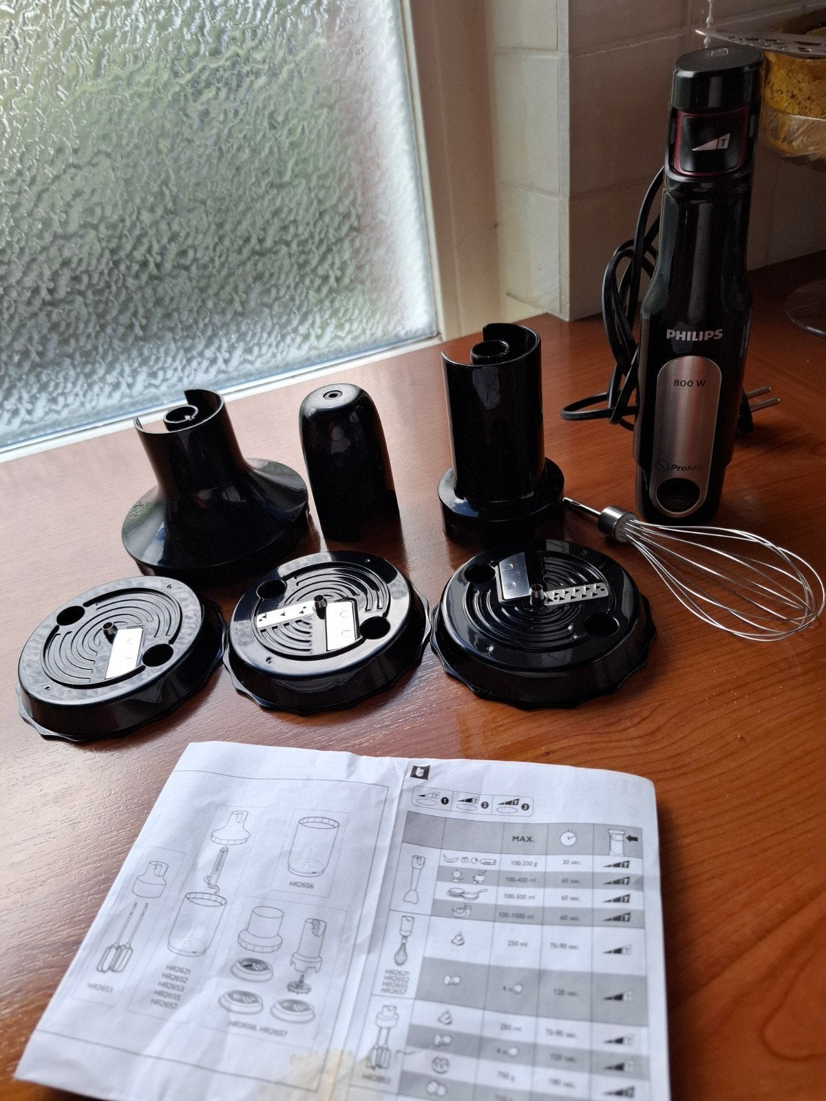 Philips ProMix Staafmixer HR2657/90 met accessoires, Minder dan 1 liter, Ophalen of Verzenden, Gebruikt, 3 snelheden of meer