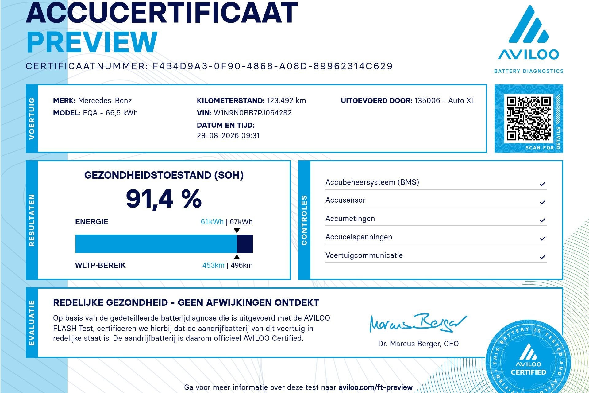 Mercedes-Benz EQA 250 AMG 67 kWh (92% SOH) Pano-dak Leder Ca, Auto's, 190 pk, Zwart, 90 €/maand, SUV of Terreinwagen