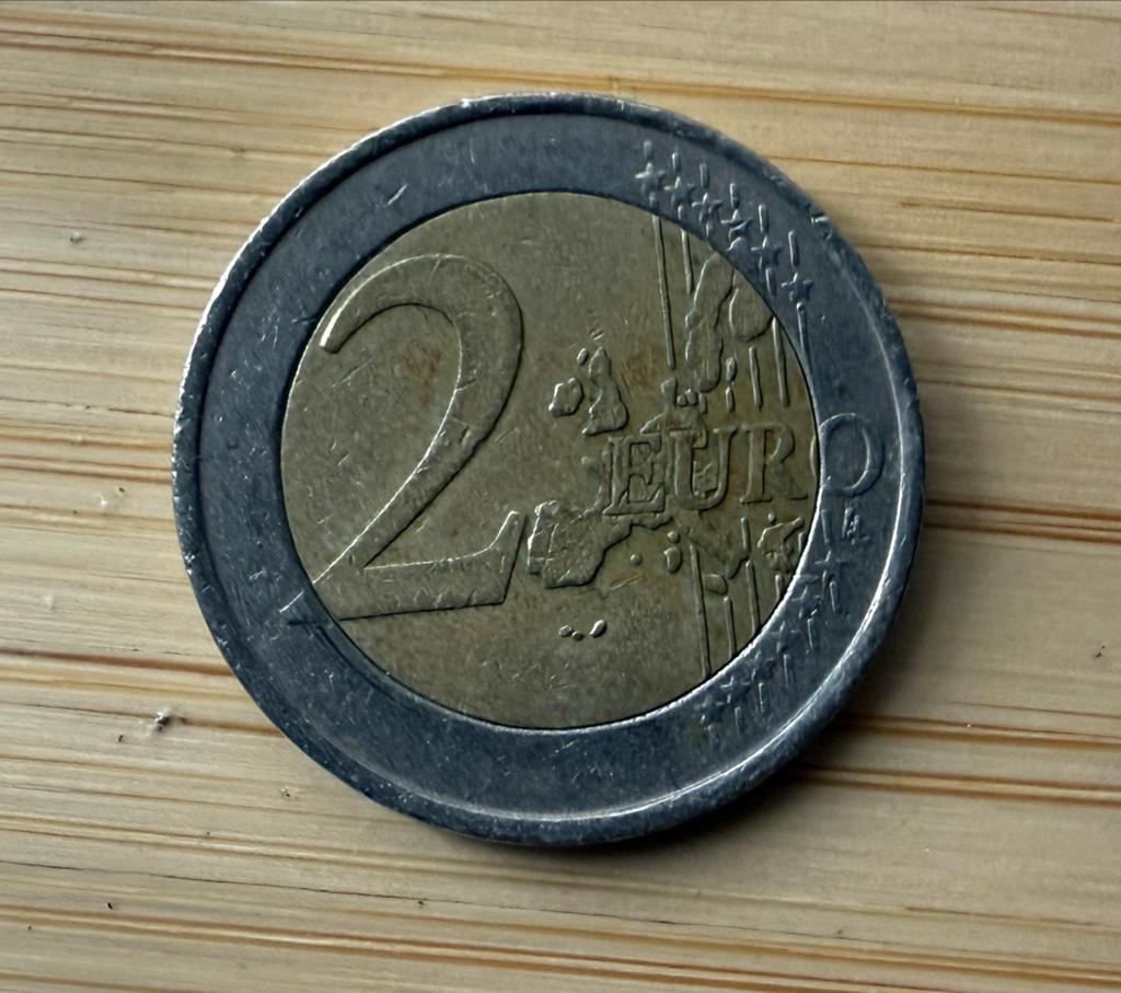 2 Euro munt Portugal 2002, Postzegels en Munten, Munten | Europa | Euromunten, Ophalen of Verzenden, Portugal, 2 euro, Losse munt