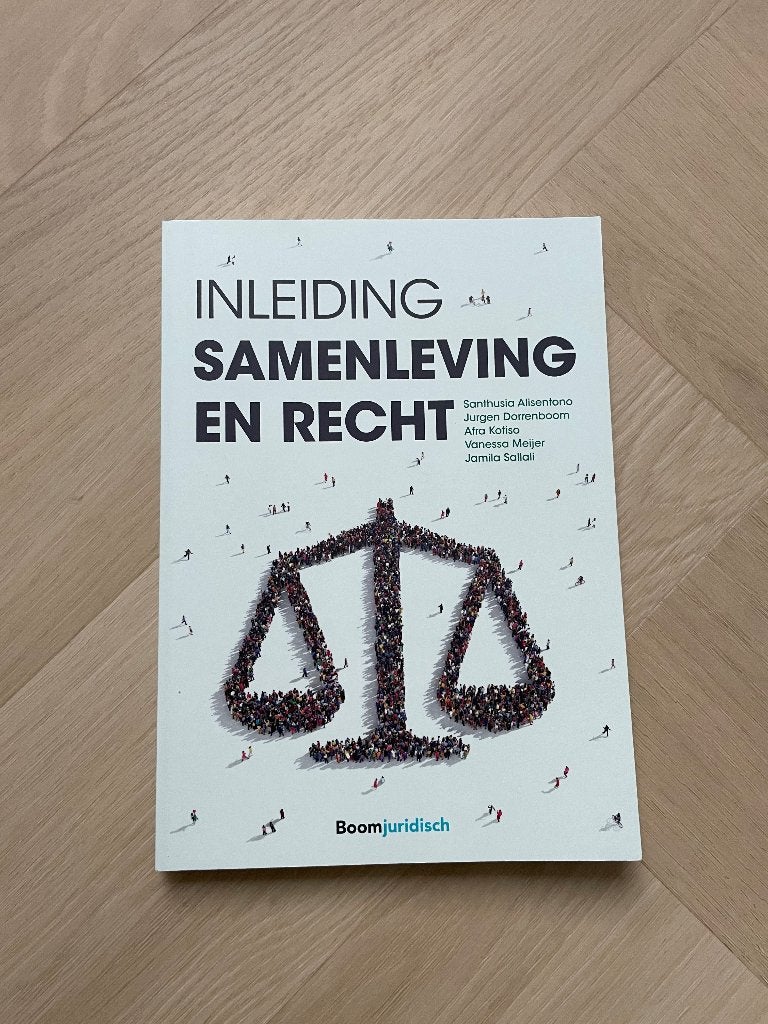 Inleiding Samenleving en Recht - Boomjuridisch, Santhusia Alisentono, Jurgen Dorrenboom, Anja Kootstra, Zo goed als nieuw, Gamma