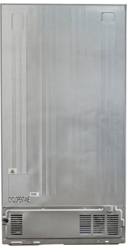 Inventum Amerikaanse koelkast SKV0178R - RVS, 200 liter of meer, Inventum Huishoudelijke Apparaten B.V., 60 cm of meer, Met aparte vriezer