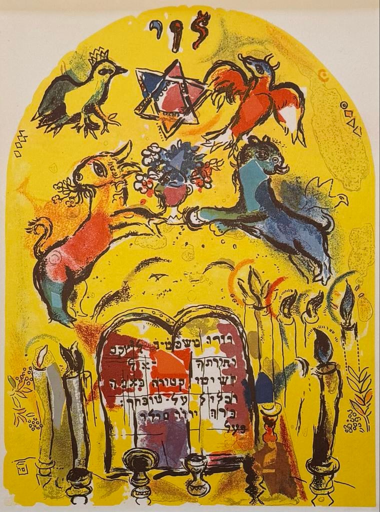 Litho Chagall, Antiek en Kunst, Ophalen of Verzenden